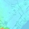 Mapa topográfico Mỹ Thuận, altitud, relieve