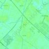 Mapa topográfico Phù Trì, altitud, relieve