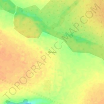 Mapa topográfico Divisão, altitud, relieve