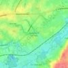 Mapa topográfico Appelterre-Eichem, altitud, relieve