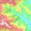 Mapa topográfico Punanu, altitud, relieve