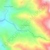 Mapa topográfico Sunchubamba, altitud, relieve