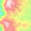 Mapa topográfico Guantugpamba, altitud, relieve