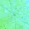 Mapa topográfico Moolakadai, altitud, relieve