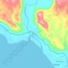 Mapa topográfico Bal-os, altitud, relieve