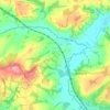 Mapa topográfico Blackham, altitud, relieve