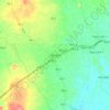 Mapa topográfico Tân Phú, altitud, relieve