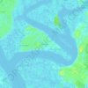 Mapa topográfico Rio Vista, altitud, relieve