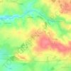Mapa topográfico Le Plessis l'Amiral, altitud, relieve