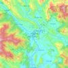Mapa topográfico Hà Giang, altitud, relieve