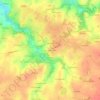 Mapa topográfico La Gendronnière, altitud, relieve
