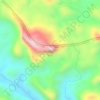 Mapa topográfico Ponta de Pedra, altitud, relieve