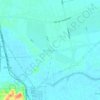 Mapa topográfico Bình Chánh, altitud, relieve