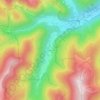 Mapa topográfico Haut Mittlach, altitud, relieve