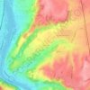 Mapa topográfico Trêve-Oray, altitud, relieve