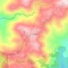 Mapa topográfico Cerro Azul, altitud, relieve
