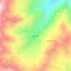Mapa topográfico Bomboca, altitud, relieve