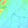 Mapa topográfico Thap Put, altitud, relieve