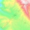 Mapa topográfico El Dedhó, altitud, relieve