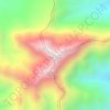 Mapa topográfico Cerro Tristeza, altitud, relieve