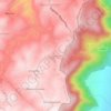 Mapa topográfico Cumbummettu, altitud, relieve