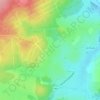 Mapa topográfico Au Chemin de Saint-Hubert, altitud, relieve