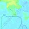 Mapa topográfico Rio dos Anjos, altitud, relieve