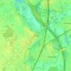 Mapa topográfico Zemst, altitud, relieve