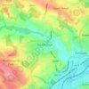 Mapa topográfico Greasbrough, altitud, relieve