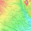 Mapa topográfico Huilango, altitud, relieve