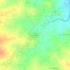 Mapa topográfico Pocharam, altitud, relieve