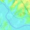 Mapa topográfico La Briouzière, altitud, relieve