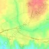 Mapa topográfico Tân Lợi, altitud, relieve
