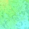 Mapa topográfico Teor, altitud, relieve