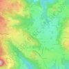 Mapa topográfico Paillette, altitud, relieve