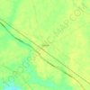 Mapa topográfico Kunda, altitud, relieve