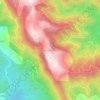Mapa topográfico Panchalimedu, altitud, relieve