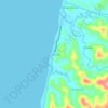 Mapa topográfico Mapatag, altitud, relieve