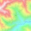 Mapa topográfico Koako, altitud, relieve