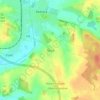 Mapa topográfico Berghof, altitud, relieve