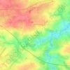 Mapa topográfico La Vaubaillou, altitud, relieve