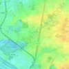 Mapa topográfico Koekoek, altitud, relieve