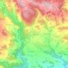 Mapa topográfico Zeurz, altitud, relieve
