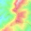 Mapa topográfico La Picacha, altitud, relieve