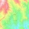 Mapa topográfico Zitlaltepec, altitud, relieve