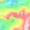 Mapa topográfico Cerro Nudo Orográfico, altitud, relieve
