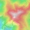 Mapa topográfico Tiwan, altitud, relieve