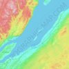 Mapa topográfico Les Petites Roches, altitud, relieve