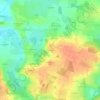 Mapa topográfico Le Tertre, altitud, relieve