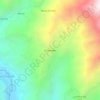 Mapa topográfico El Vencedor, altitud, relieve
